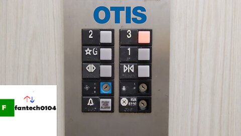 Otis Traction Elevator @ Olympic Island Beach Resort - Wildwood Crest, New Jersey