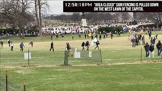 Area Closed Fences Removed From US Capitol Grounds [A Clip from J6: A True Timeline]