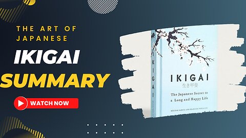Ikigai: The Japanese Secret | Full Book Summary | Book Review | Find Your life purpose |