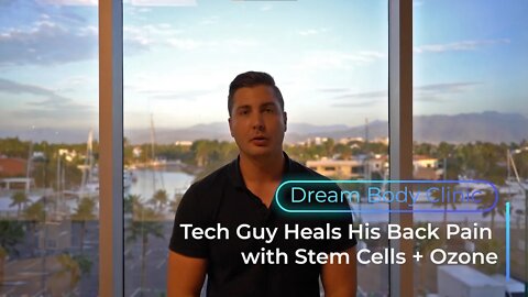 Tech Guy Heals His Back Pain with Stem Cells + Ozone