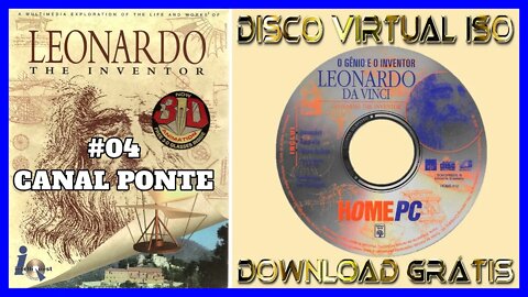 🔴#04| O Gênio e o Inventor Leonardo da Vinci |”Canal de Ponte”| CD-ROM 1996| #Shorts