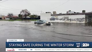 December storm brings snow, flooding to Kern County