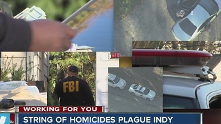 String of homicides plague Indy