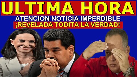 🔴HACE 5 MINUTOS! SUCEDIO HOY! UNA LUZ AL FINAL DEL TUNEL - NOTICIAS DE VENEZUELA HOY