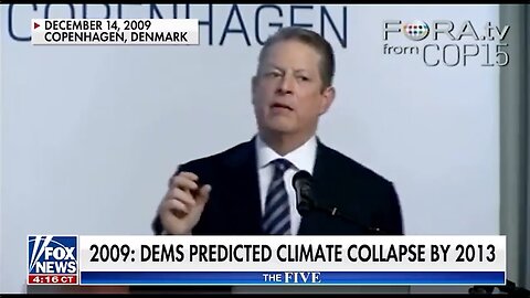 Climate Change | "There Is a 75% Chance That the Entire North Polar Ice Cap During Some of the Summer Months Could Be Completely Ice Free Within the Next 5 to 7 Years." - Al Gore (December 14th 2009)
