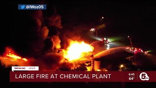 Large fire breaks out at Lake County chemical plant