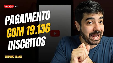 AULA 50 - QUANTO GANHEI COM YOUTUBE Canal de Dezenove Mil Inscritos + Previsão Com ChatGPT