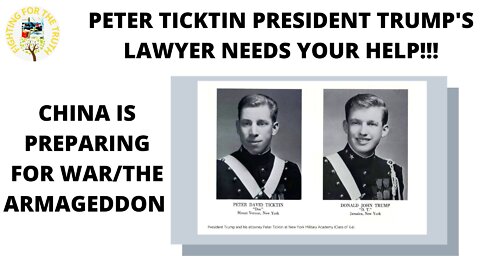 PETER TICKTIN PRESIDENT TRUMP'S LAWYER NEEDS YOUR HELP ASAP!!!