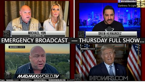 11/7/2023 ALEX JONES EMERGENCY BROADCAST: — THURSDAY FULL SHOW 11/02/23