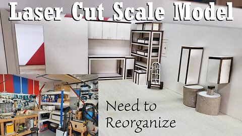 Ultimate Garage Organization: DIY Scale Model using a Laser Cutter for Maximum Accuracy!