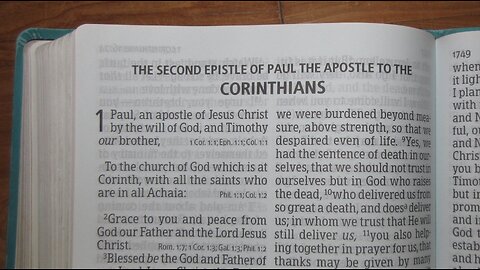 2 Corinthians 2:17-3:8 (The Letter Kills, but the Spirit Gives Life)