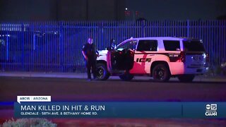 Man killed in hit-and-run crash in Glendale