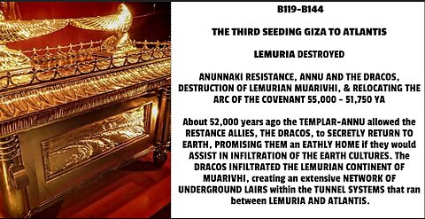 About 52,000 years ago the TEMPLAR-ANNU allowed the RESTANCE ALLIES, THE DRACOS, to SECRETLY RETURN