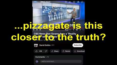 ...pizzagate is this closer to the truth?