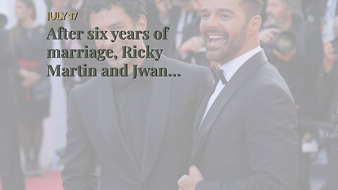 After six years of marriage, Ricky Martin and Jwan Yosef have divorced.