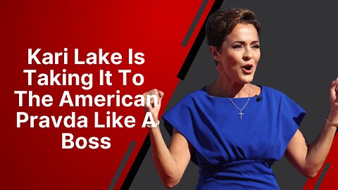 Kari Lake Humiliates The Press - Again