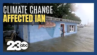 Climate change had impact on Hurricane Ian