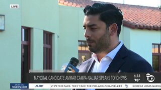 Chula Vista Mayoral candidate Ammar Campa-Najjar speaks to ABC 10News