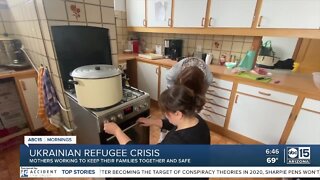 Ukrainian women balancing family, safety amid war