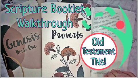 Old Testament Travelers Notebooks! Journaling Scripture Study Booklets by Leafy Treetops Planners