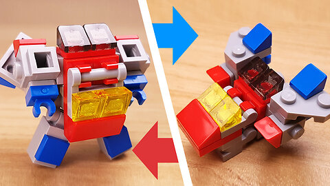 Belly boy fighter jet mini LEGO transformer mech MOC tutorial (similar to Starscream)