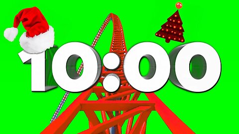 10 Minute Timer (CHRISTMAS COASTER) 🎢🎄