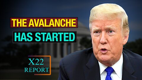 X22 Report Today - The Avalanche Has Started, Everything Is Helping Trump Win The Election