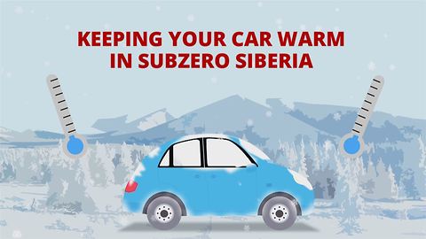 How to start your car in sub zero Siberia
