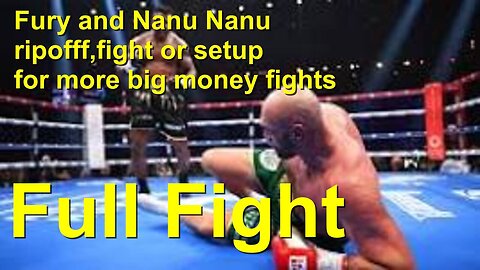 Fury vrs The Nanny full fight and Interview and chips