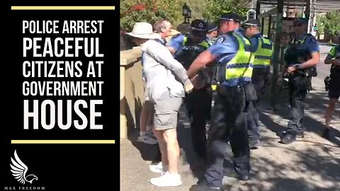 POLICE ARREST PEACEFUL CITIZENS AT GOVERNMENT HOUSE