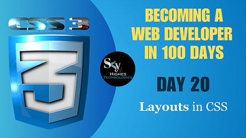 Learn CSS - What is a website Layouts in CSS | Day 20 |