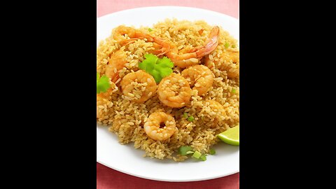 Asian Prawns Fried Rice ASMR