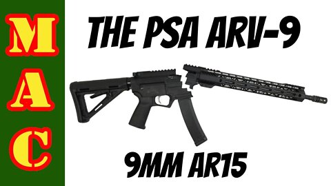 Palmetto State Armory AR-V 9mm AR15 that takes Scorpion mags
