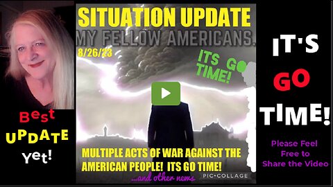 My Fellow Americans It's Go Time! Multiple Acts Of War Against The American People!