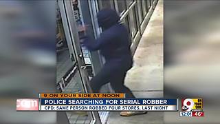 Police searching for serial robber