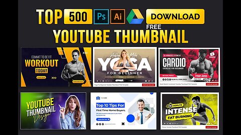 How to Design Rumble thumbnail Design 500+ Youtube Thumbnail Design PSD Templates Free Download