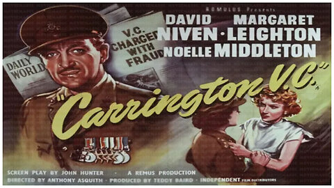 🎥 Carrington V.C. - 1954 - David Niven - 🎥 TRAILER & FULL MOVIE