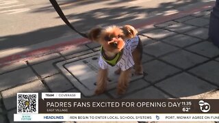 Padres fans excited for Opening Day at Petco Park