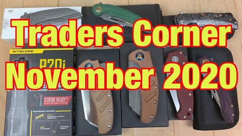 Traders Corner November 2020 Knife Sale November 13th 7pm EST