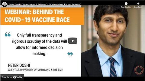 PETER DOSHI: WHEN DID VACCINES BECOME TO BIG TO FAIL - NOVEMBER 2022