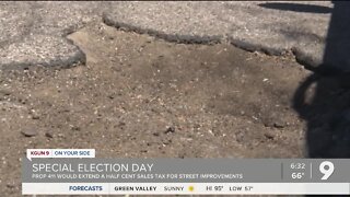 Tucsonans vote in special election on sales tax to fund road improvements