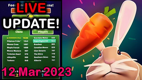 Root Land LIVE Update! Top Global clan SuperSightLIVE! Leaderboard Event Second Leap Game! #14