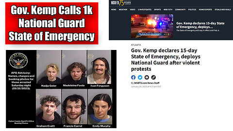 Gov Kemp Calls For 1k National Guard Anticipating Protest Rioting