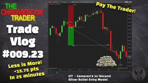 Funded Account Trade Vlog #009.23 | Cameron's 30-Second Strat | Pay The Trader!