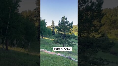 I found Pike’s Peak 🤩 SO beautiful (and still has snow!!) #shorts #nature