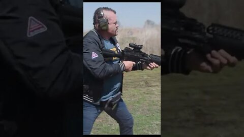 Chuck Liddell Shooting The SAW M249