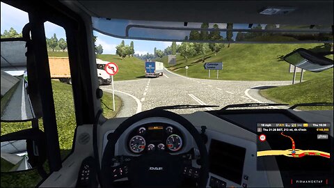 Euro Truck Simulator 2 Muat Barley 18 Ton Menuju Kota Dover Inggris DAF Truck Tractor Head