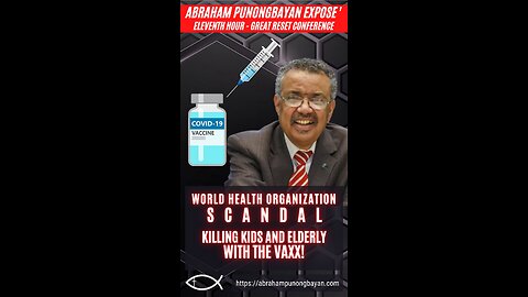 WHO Scandal - Kill Elderly and Kids with Vaxx - Abraham Punongbayan Shorts