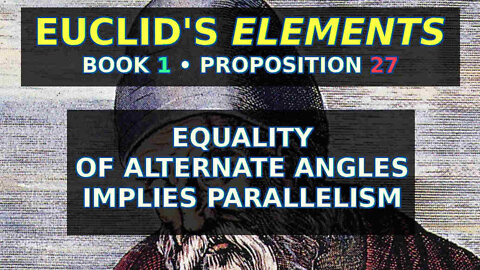 Bitcoin is Parallelism | Euclid's Elements Book 1 Prop 27