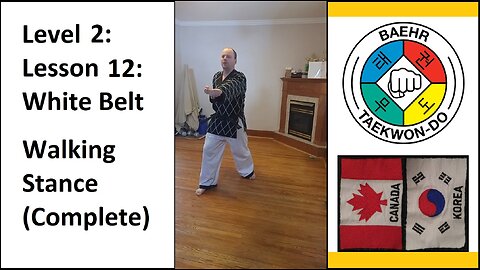 Baehr Taekwondo: 02-12: Yellow Stripe - Walking Stance (Complete)